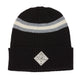 The Paxton Striped Rib Knit Recycled Beanie